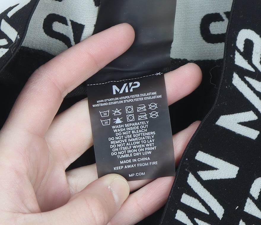 MP Women's Black Small Compression Leggings Active Gym Wear