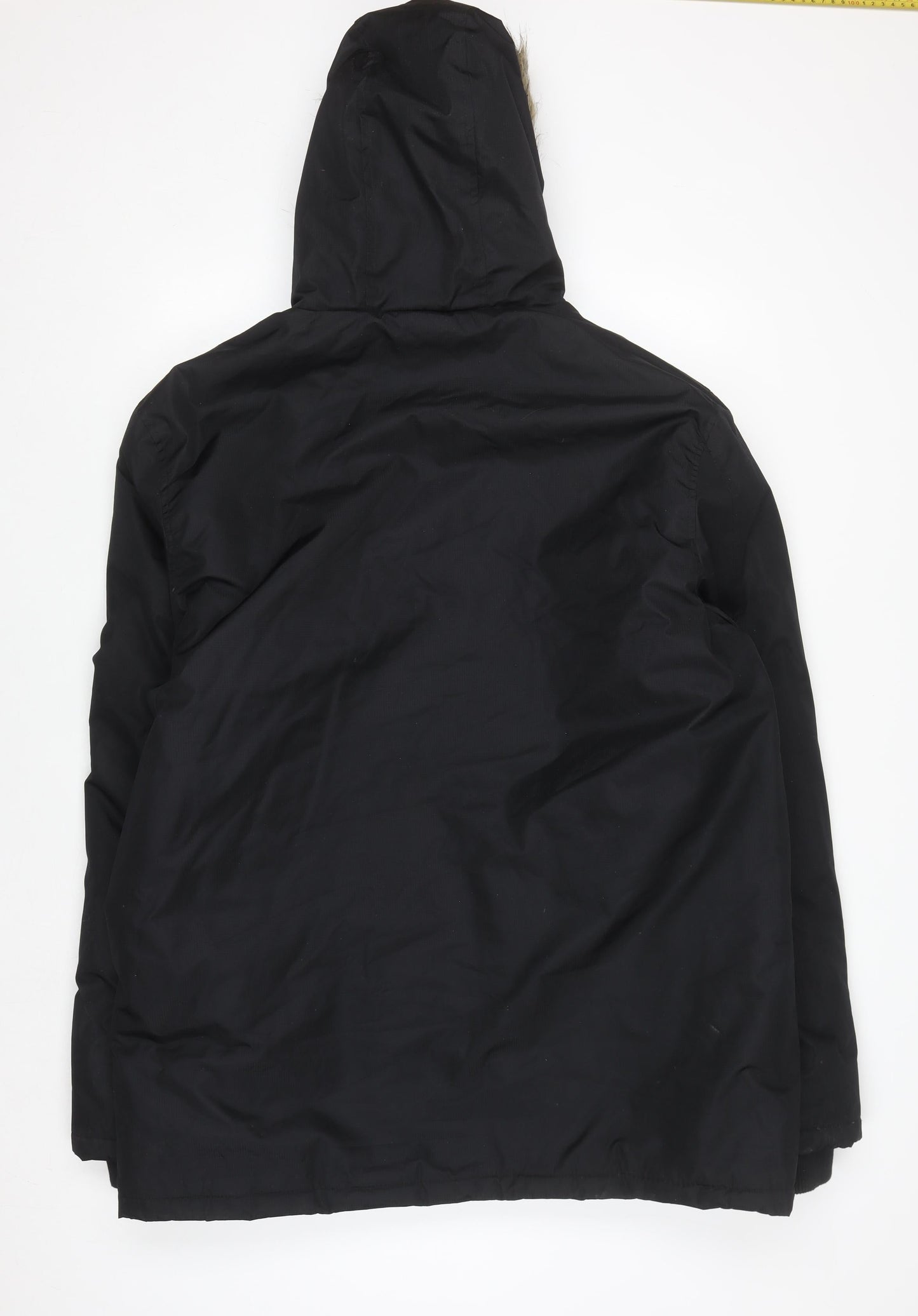 Kangaroo Poo Men's Black 3XL Insulated Hooded Parka Jacket