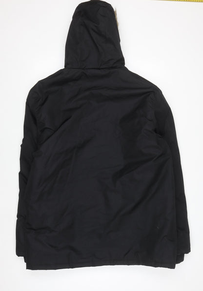 Kangaroo Poo Men's Black 3XL Insulated Hooded Parka Jacket