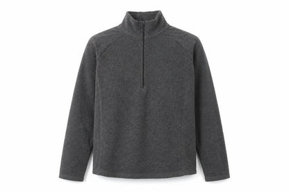 Gap Men’s Grey 1/4 Zip Fleece Sweatshirt Size M Regular Fit