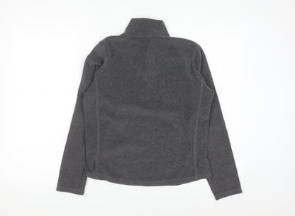 GAP Men’s Grey 1/4 Zip Fleece Sweatshirt Size M Regular Fit