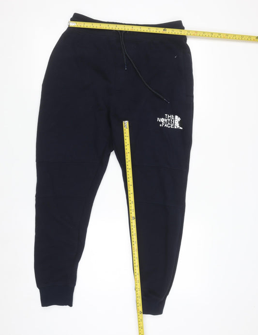 The North Face Men's Black Medium Jogger Sweatpants Fleece Trousers