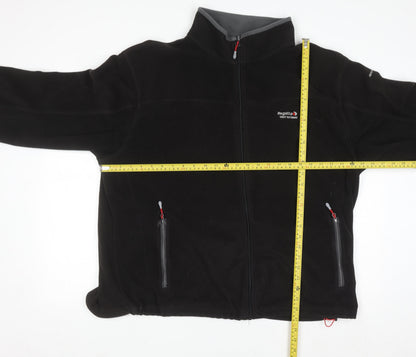 Regatta Men Black 3XL Fleece Full Zip Outdoor Sweatshirt