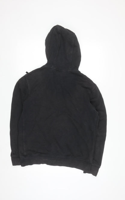 Nike Men's Black Pullover Hoodie Small Regular Fit Fleece Sweatshirt