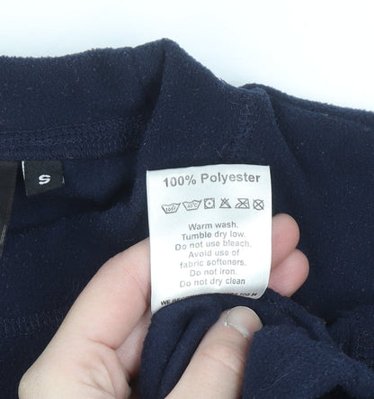 Polartec Men’s Blue Fleece Pullover Sweatshirt Small Regular Fit