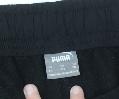 Puma Men's Black 2XL Tapered Jogger Activewear Trousers