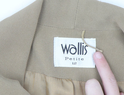 Wallis Women’s Beige Petite Size 12 Blazer Jacket