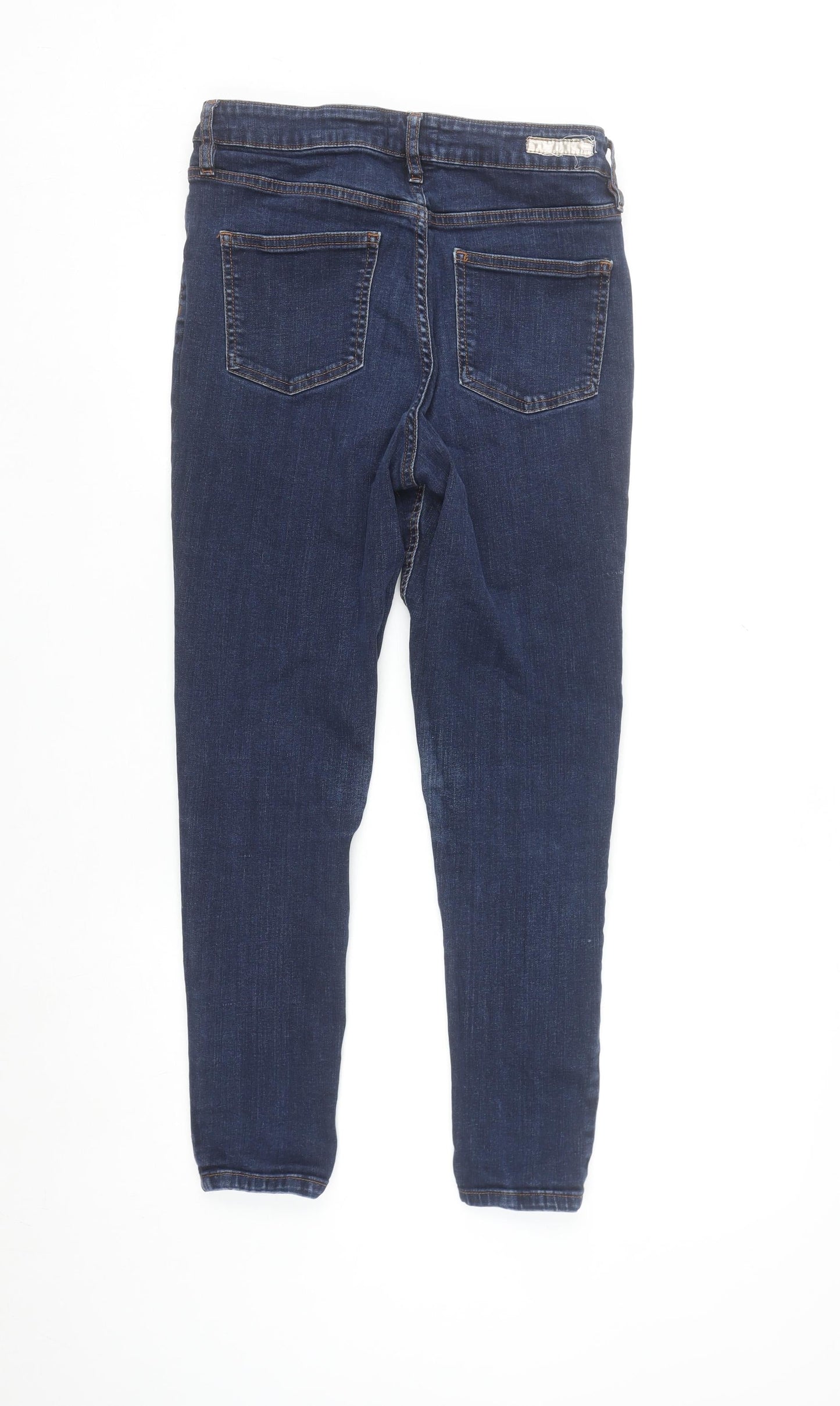 F&F Women’s Blue Skinny Jeans Size 12 Short Denim Stretch