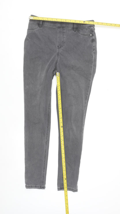 F&F Women’s Grey Skinny Jeans Size 12 Stretch Denim