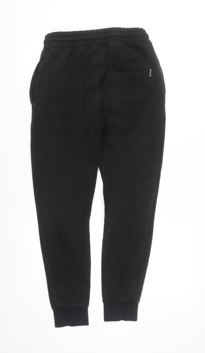 Nicce Men's Black Jogger Sweatpants XS Fleece Cotton Blend