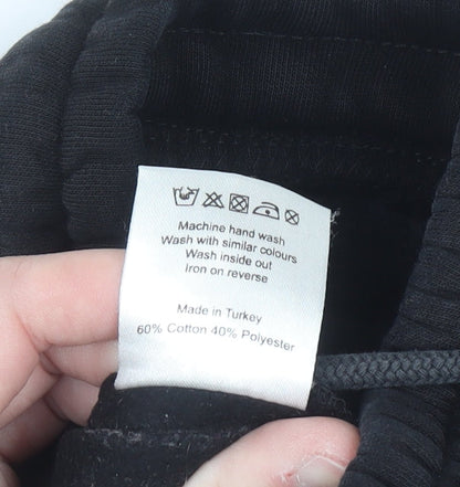 Nicce Men's Black Jogger Sweatpants XS Fleece Cotton Blend