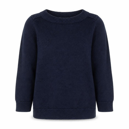 Ralph Lauren Women Blue Cotton Knit Jumper L Crew Neck Long Sleeve