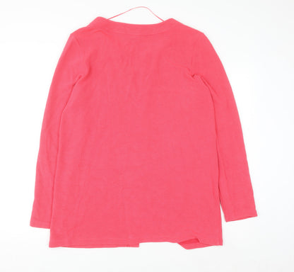 Street One Women's Pink Long Sleeve Open Cardigan Size 16