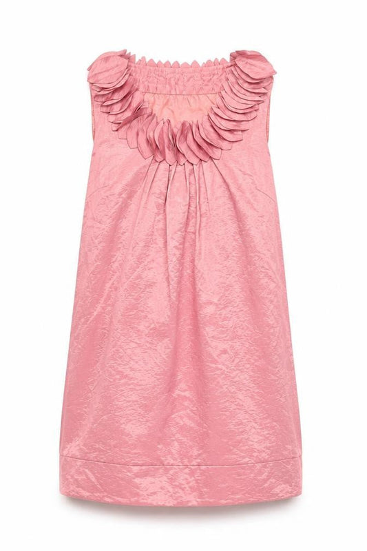 Tsega Women Pink Sleeveless Shift Party Dress M