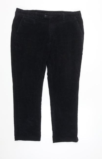 Dunnes Stores Men's Navy Corduroy Chino Trousers Size 40 Regular