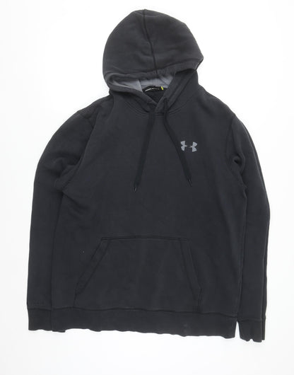 Under Armour Men's Black Pullover Hoodie L Relaxed Fit Sportswear
