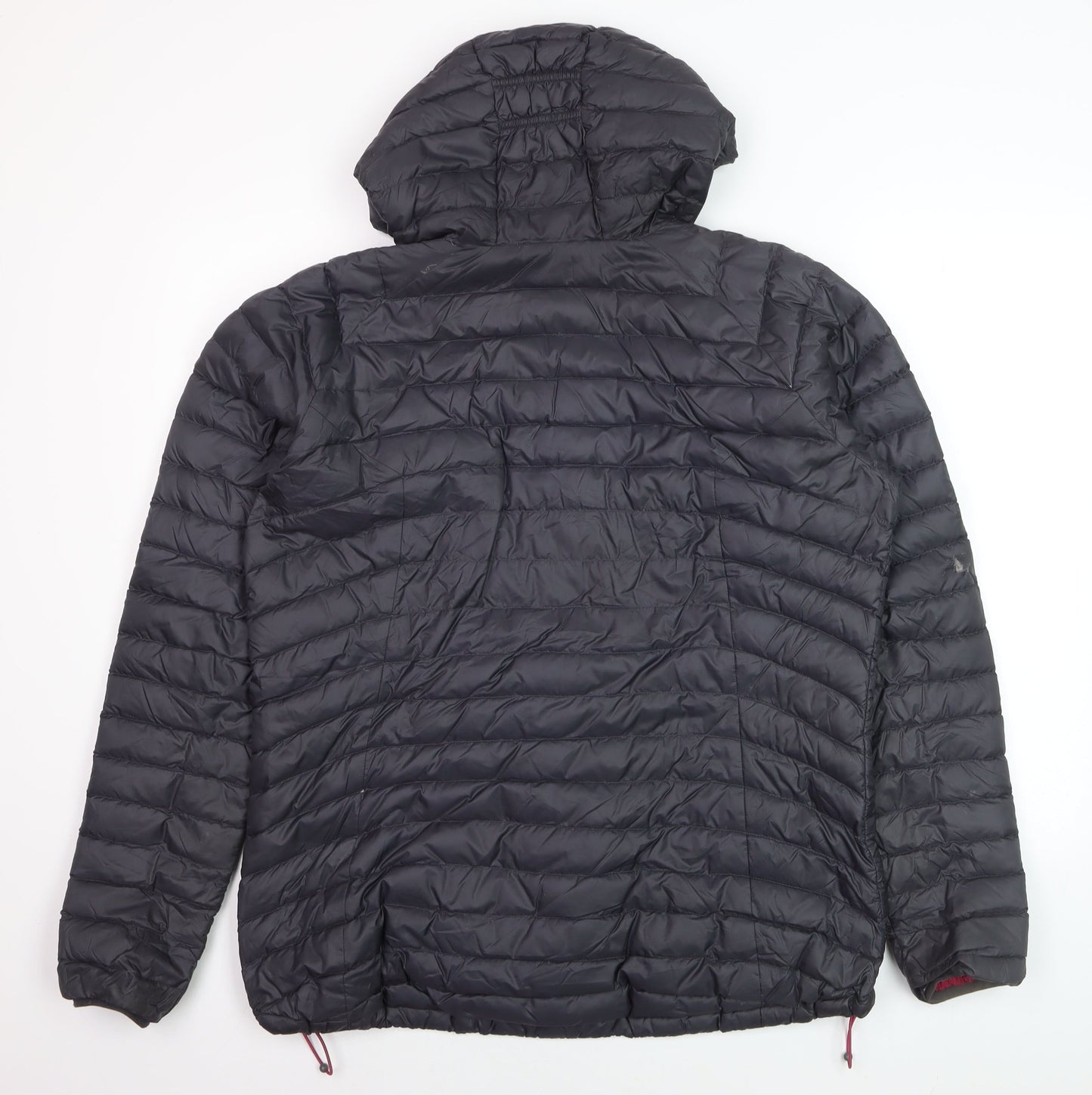 Rab Women's Grey Hooded Down Puffer Jacket UK 16