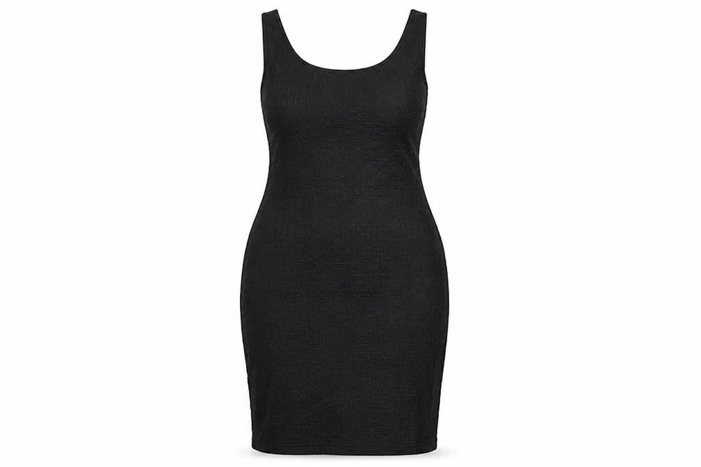 New Look Women’s Black Short Sleeve Bodycon Dress Size 8