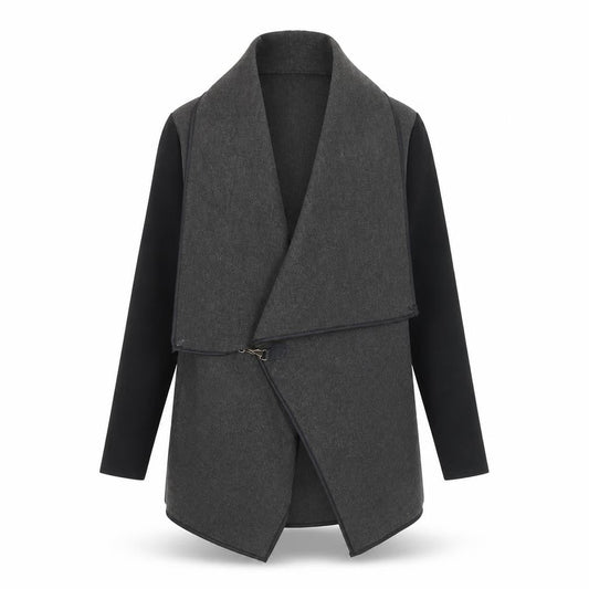 Stella Morgan Womens Grey Wool Blend Coatigan Size 8 Regular Fit