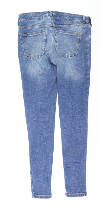 Primark Maternity Blue Skinny Jeans Women’s Size 8 Stretch Denim