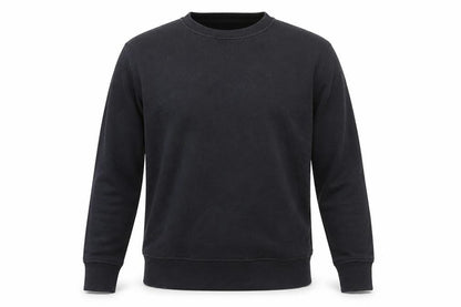 Gap Men's Black Cotton Blend Crew Neck Pullover Sweatshirt S