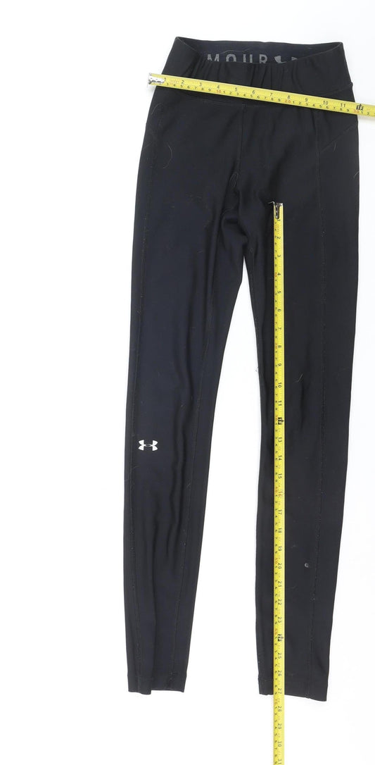 Under Armour Womens Black XS Compression Leggings HeatGear