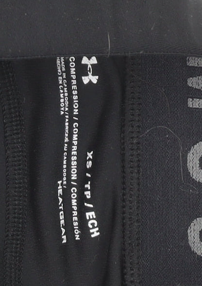 Under Armour Womens Black XS Compression Leggings HeatGear