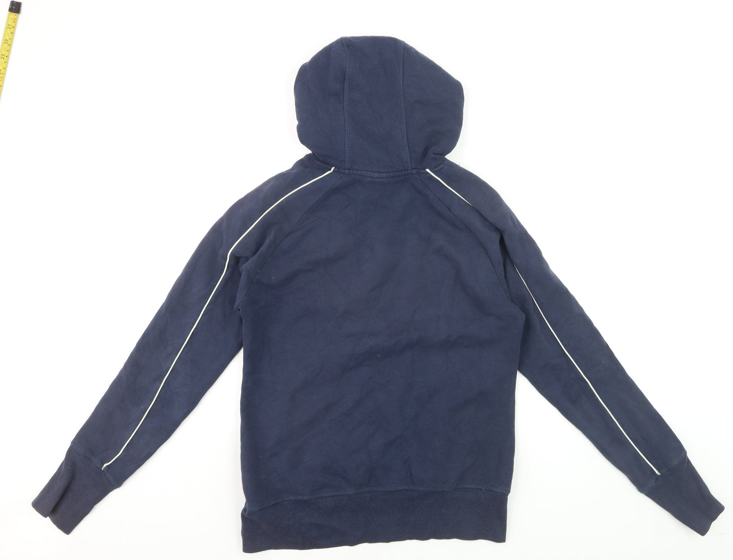 Ellesse Mens Blue Pullover Hoodie Size M Logo Fleece Sweatshirt