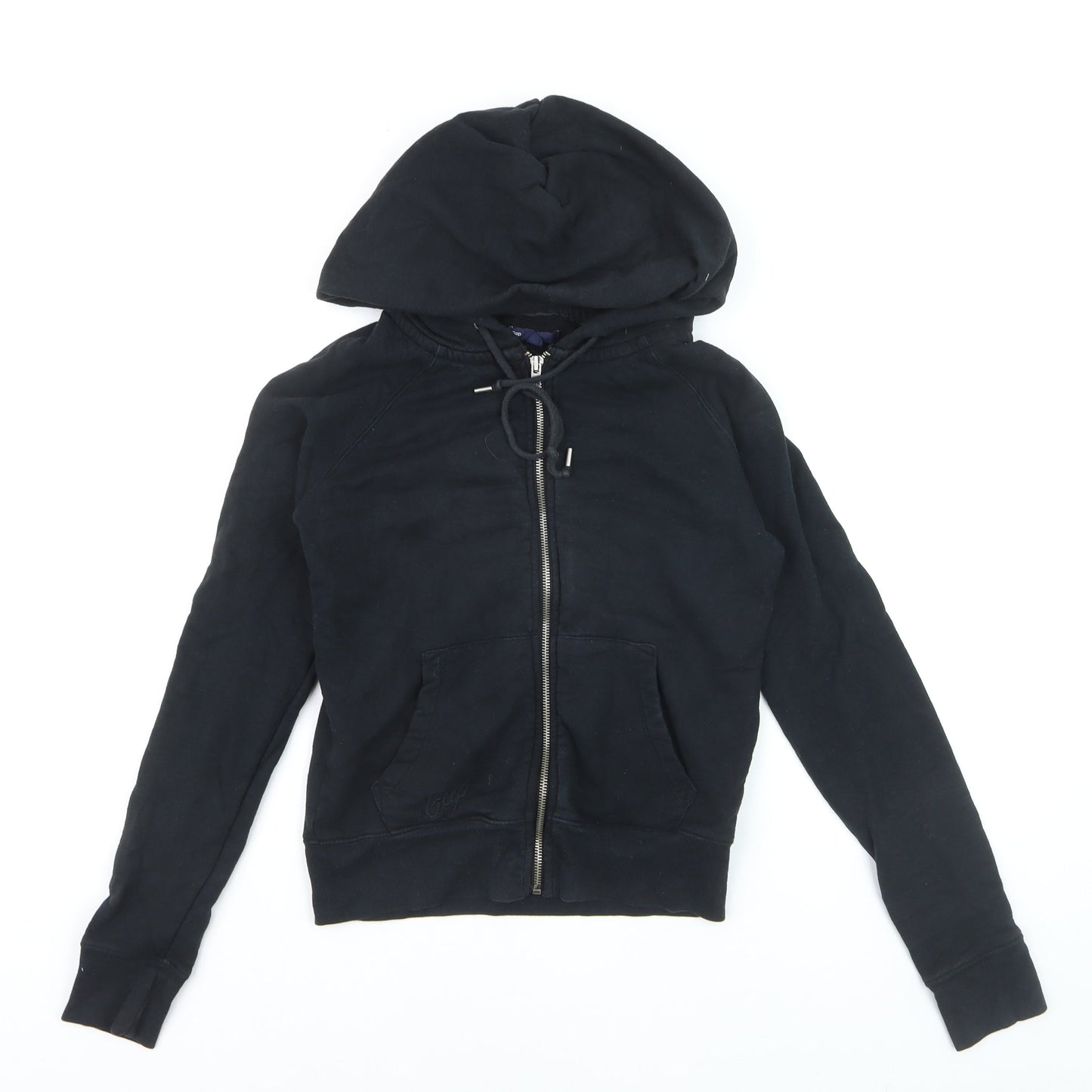 GAP Men’s Black Full Zip Hoodie Small Cotton Blend