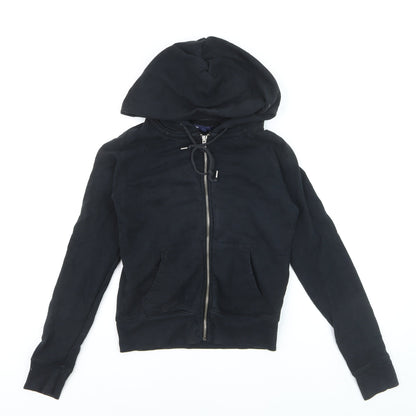 GAP Men’s Black Full Zip Hoodie Small Cotton Blend