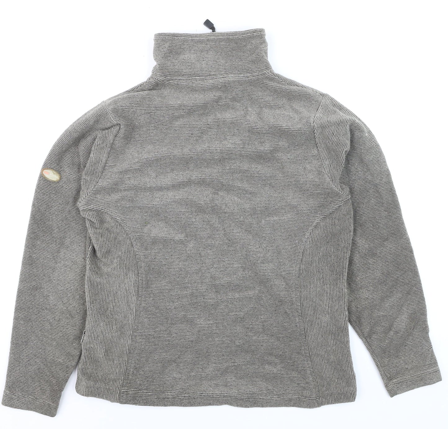 Trespass Men's Grey Fleece 1/4 Zip Pullover Jumper Size L Outdoor