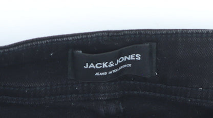 Jack & Jones Men's Black Slim Fit Skinny Denim Jeans 32W 30L