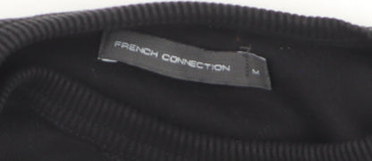 French Connection Men’s Black Cotton Pullover Jumper M