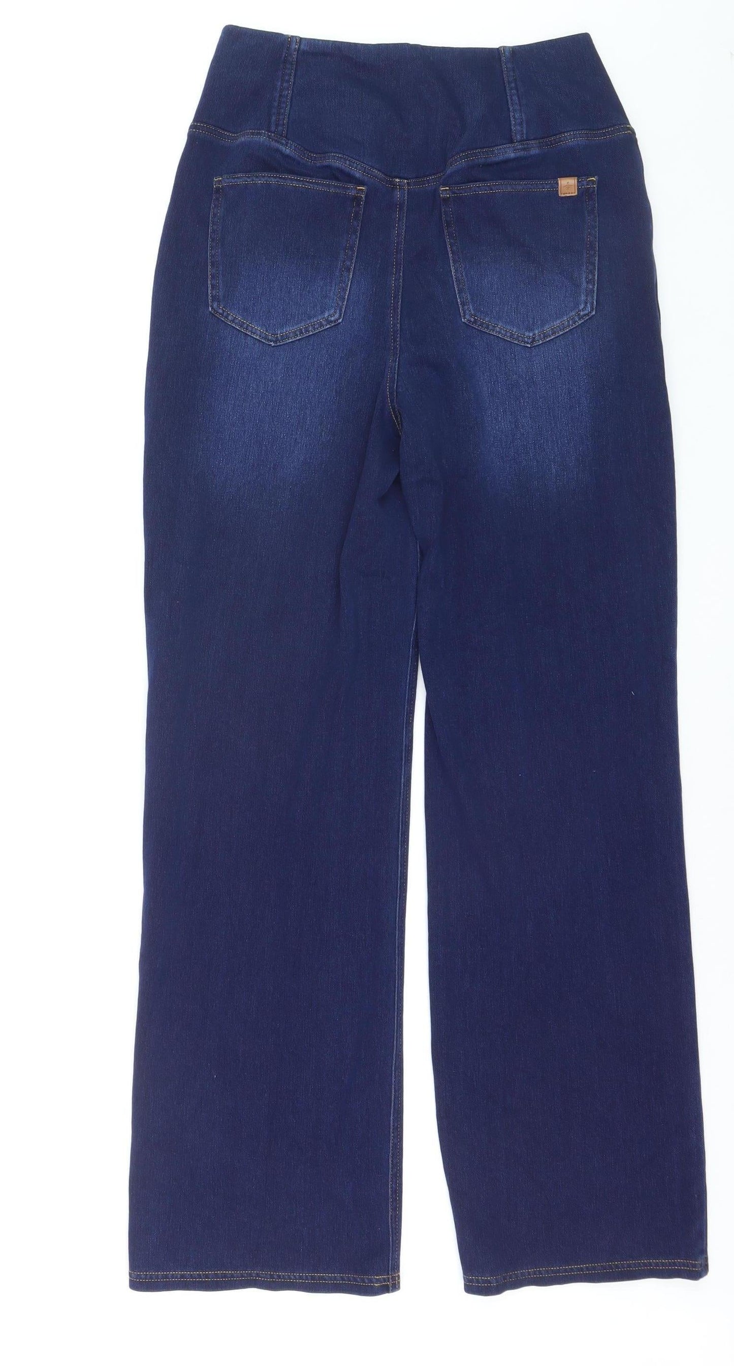 Halara Women’s Blue Wide-Leg Stretch Denim Jeans Size M Regular Fit