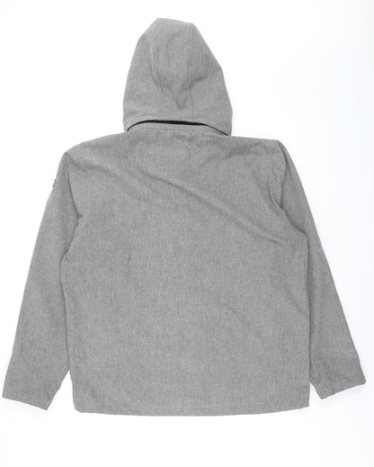 Nordberg Men’s Grey 2XL Full Zip Hooded Softshell Jacket