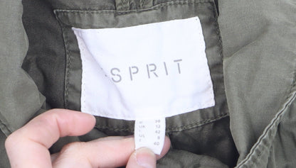 Esprit Women’s Green Cotton Military Waistcoat Size 12