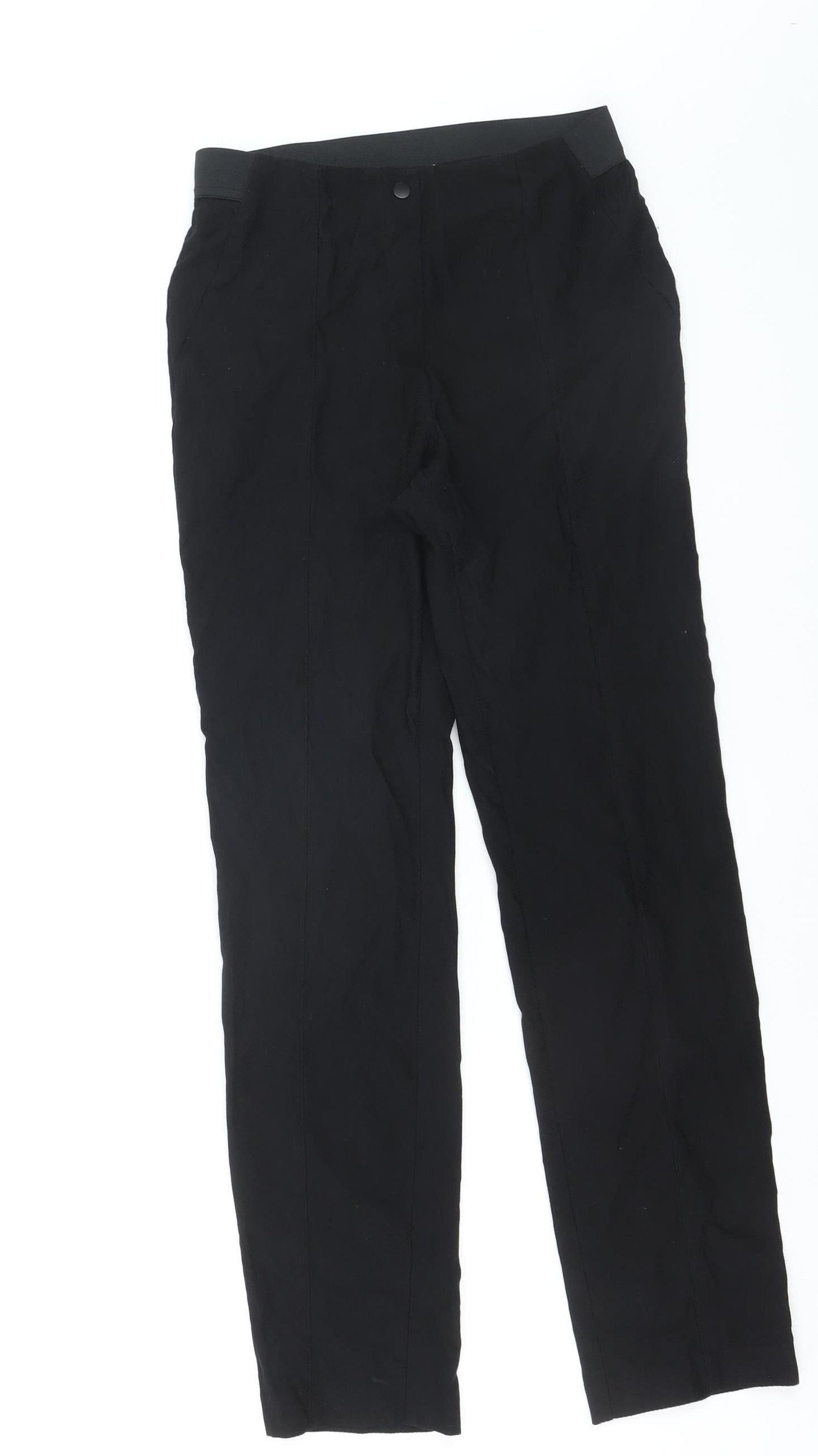 Gallery Women’s Black Stretch Leggings Size 8 Mid Rise Comfort Fit