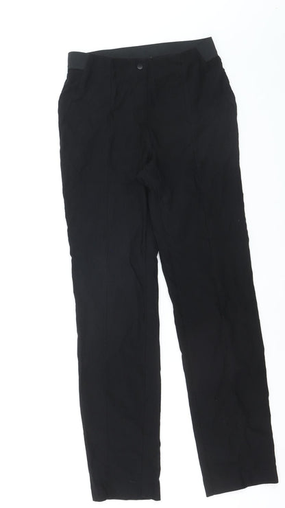 Gallery Women’s Black Stretch Leggings Size 8 Mid Rise Comfort Fit