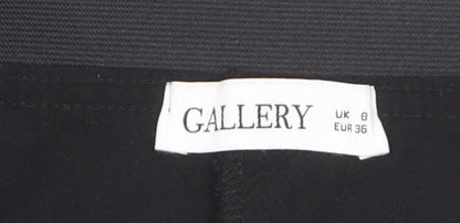 Gallery Women’s Black Stretch Leggings Size 8 Mid Rise Comfort Fit