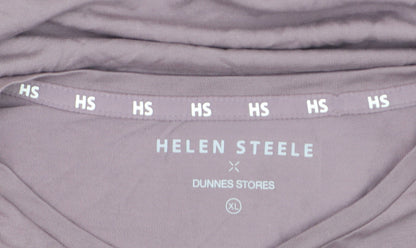 Helen Steele Women's Purple XL Modal Blend Active T-Shirt
