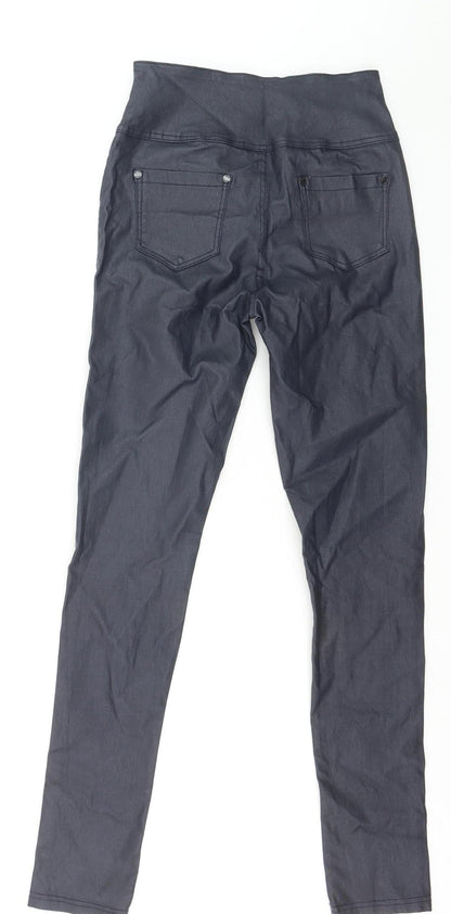 DMIM Club Women’s Black High Waist Jegging Trousers Size 10 Skinny Fit