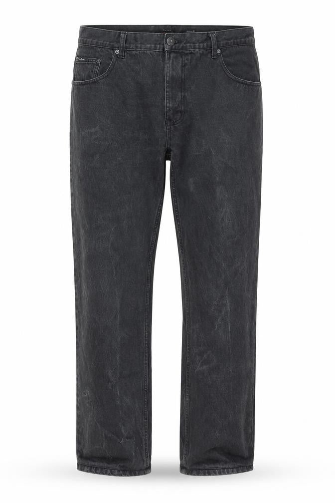 Pierre Cardin Men Black Regular Fit Denim Jeans Size 40W L