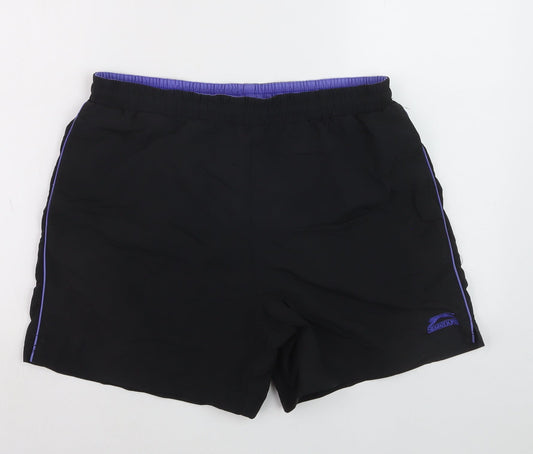 Slazenger Men’s Black Sports Swim Shorts Size M Quick Dry