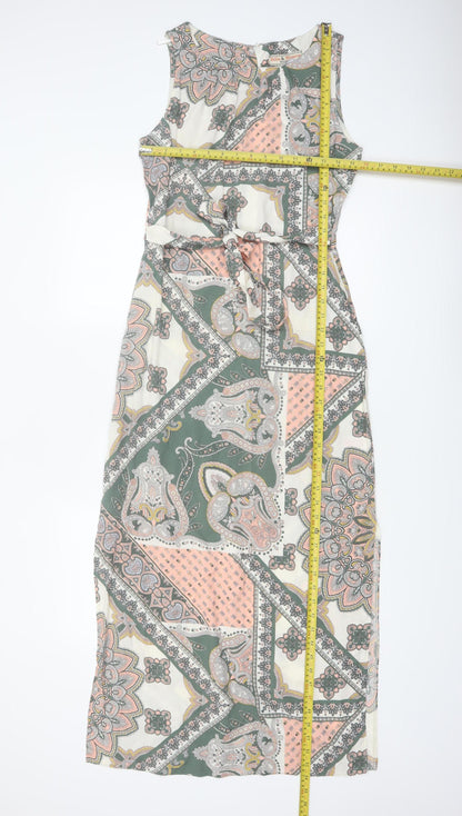 Billie & Blossom Women's Multicoloured Petites Size 10 Midi Sheath Dress