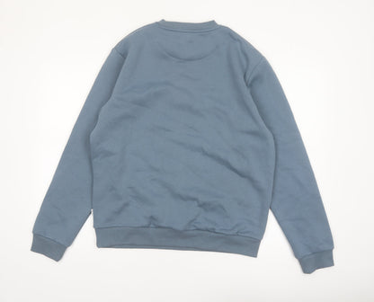 Jack & Jones Men’s Blue Crew Neck Pullover Sweatshirt Size M