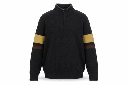 Marks and Spencer Men’s Grey XL 1/2 Zip Lambswool Jumper