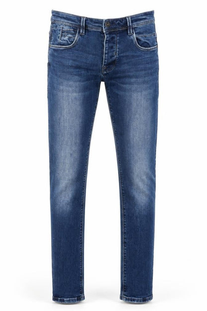 Redefined Rebel Men's Blue Slim Fit Denim Jeans 30R Medium Wash