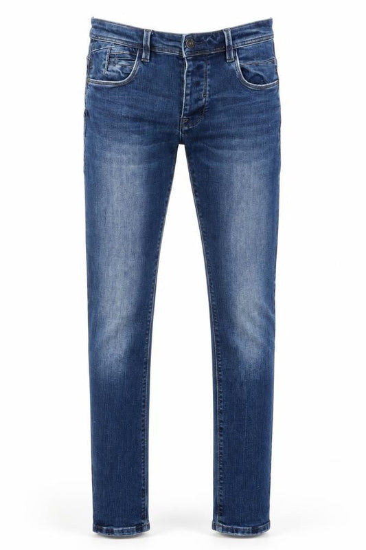 Redefined Rebel Men's Blue Slim Fit Denim Jeans 30R Medium Wash