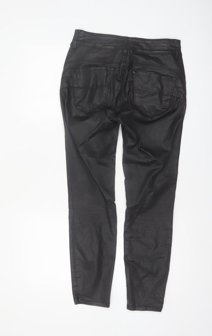 Salsa Womens Black Slim Fit Jegging Style Stretch Trousers Size 10