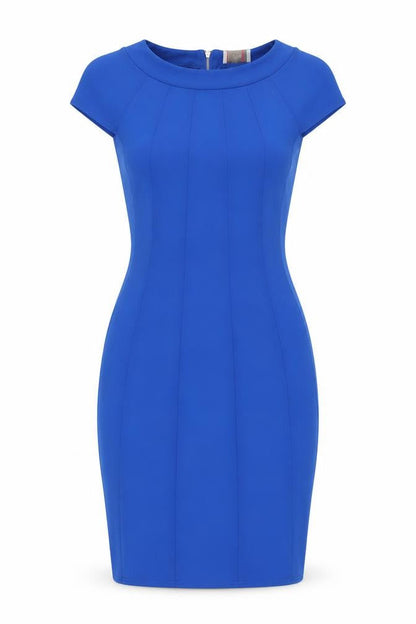 Almari Women's Blue Bodycon Knee Length Dress Size 10